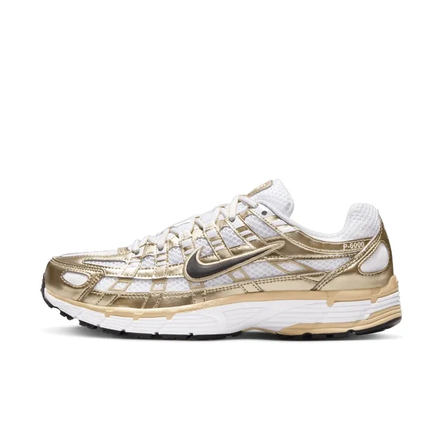Nike P-6000 Gold Women's Shoes - White