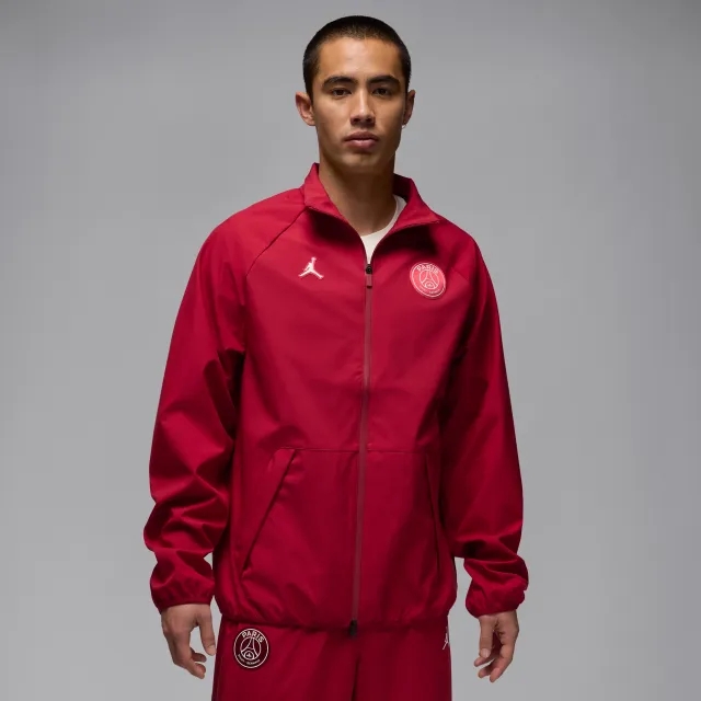 Nike Paris Saint-Germain JAM Men's Warm-up Jacket - Red - Polyester