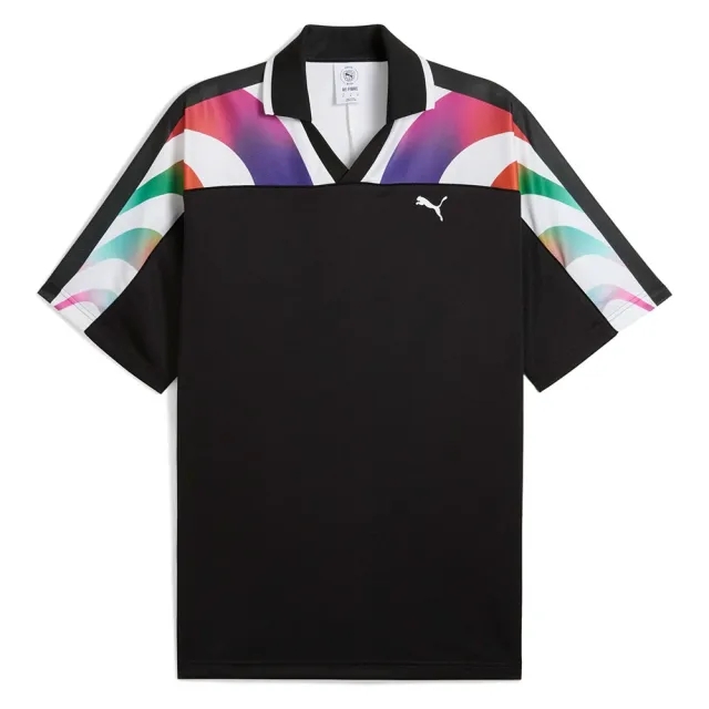 PUMA Equal Love Confederation Football Jersey Unisex, Black/AOP