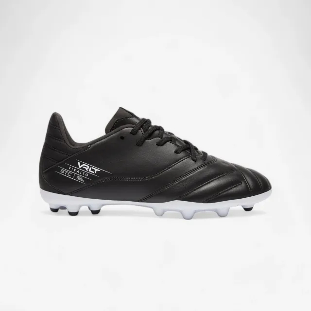 Kipsta Leather Football Boots Viralto Ii Mg - Black