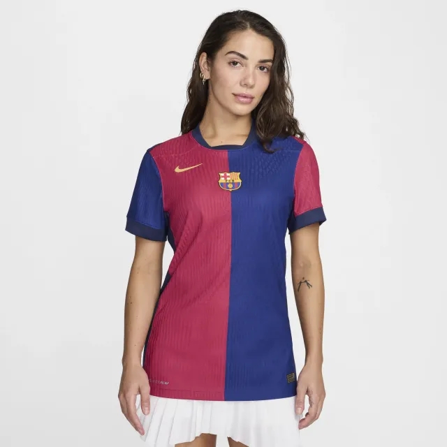 F.C. Barcelona 2024/25 Match Home Women's Nike Dri-FIT ADV Football Authentic Shirt - Blue - Polyester