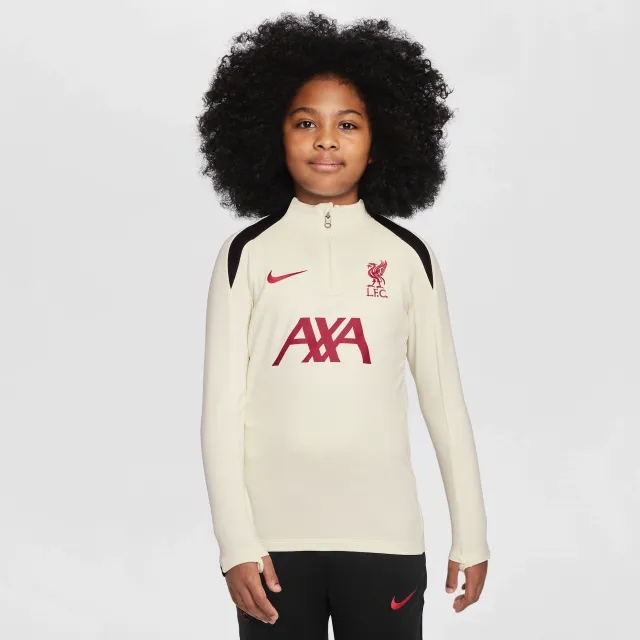 Liverpool F.C. Strike Special Edition Older Kids' Nike Dri-FIT Football Drill Top - White - Polyester/Elastane