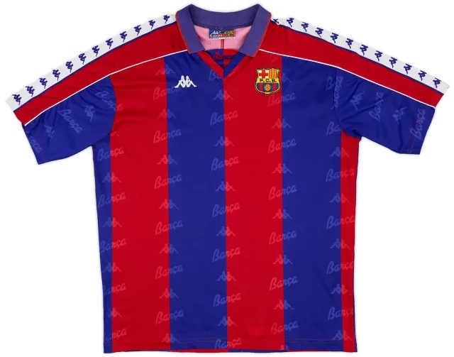 Kappa 1992-95 Barcelona Home Shirt - 9/10 - (XL)