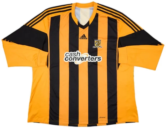 adidas 2013-14 Hull City Home L/S Shirt - 8/10 - (3XL)