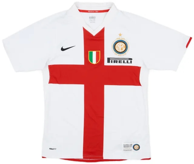 Nike 2007-08 Inter Milan Centenary Away Shirt - 8/10 - (S)