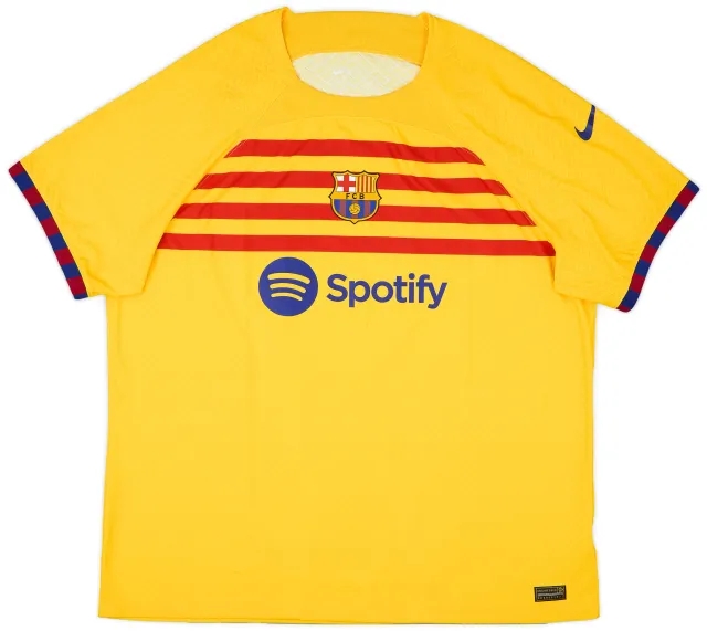 Nike 2022-23 Barcelona Authentic Fourth Shirt - 7/10 - (XXL)