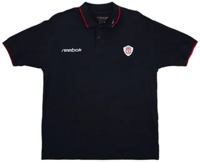2001-02 Liverpool Reebok Polo Shirt - 8/10 - (L)