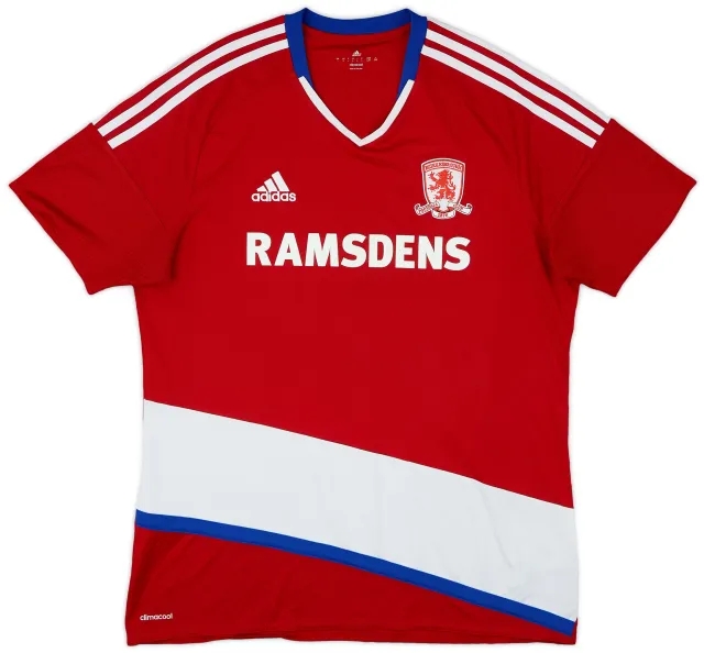 adidas 2016-17 Middlesbrough Home Shirt - 6/10 - (L)