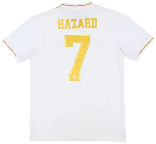 adidas 2019-20 Real Madrid Home Shirt Hazard #7 - 5/10 - (M)
