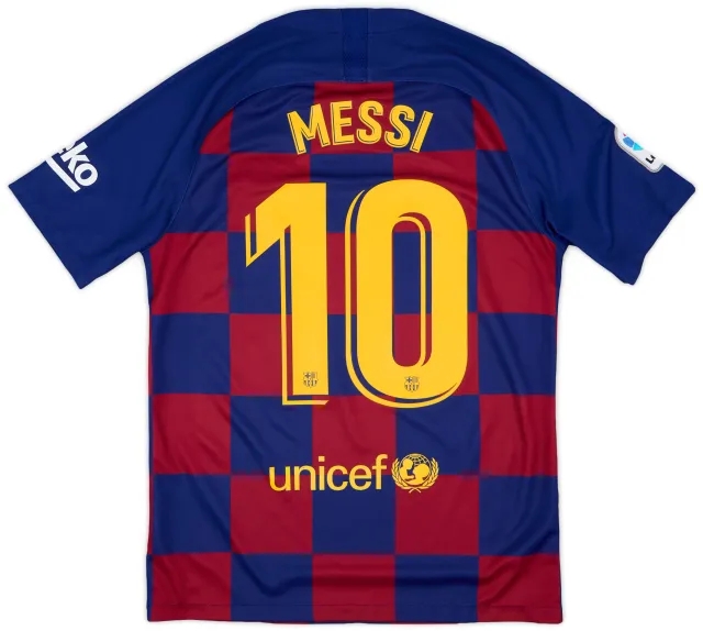 Nike 2019-20 Barcelona Home Shirt Messi #10 - 9/10 - (M)