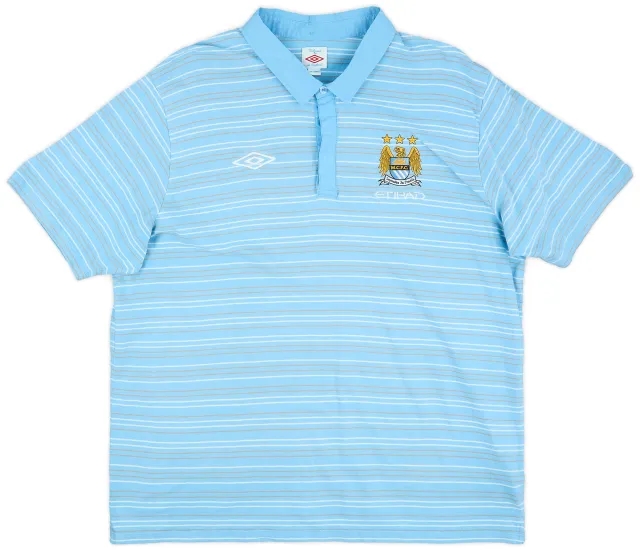 2012-13 Manchester City Umbro Polo Shirt - 8/10 - (3XL)