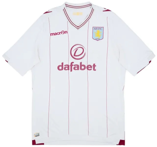 Macron 2014-15 Aston Villa Away Shirt - 4/10 - (L)