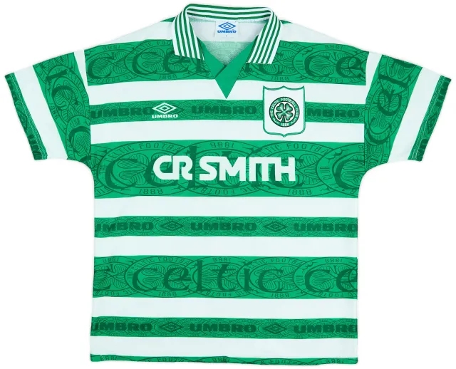 Umbro 1995-97 Celtic Home Shirt - 9/10 - (L)
