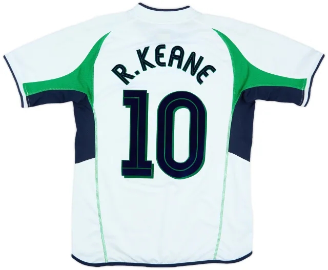 Umbro 2002-03 Ireland Away Shirt R. Keane #10 - 8/10 - (M)