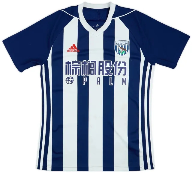 adidas 2017-18 West Brom Home Shirt - 5/10 - (S)