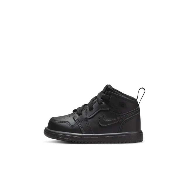 Nike Jordan 1 Mid Alt Baby/Toddler Shoes - Black