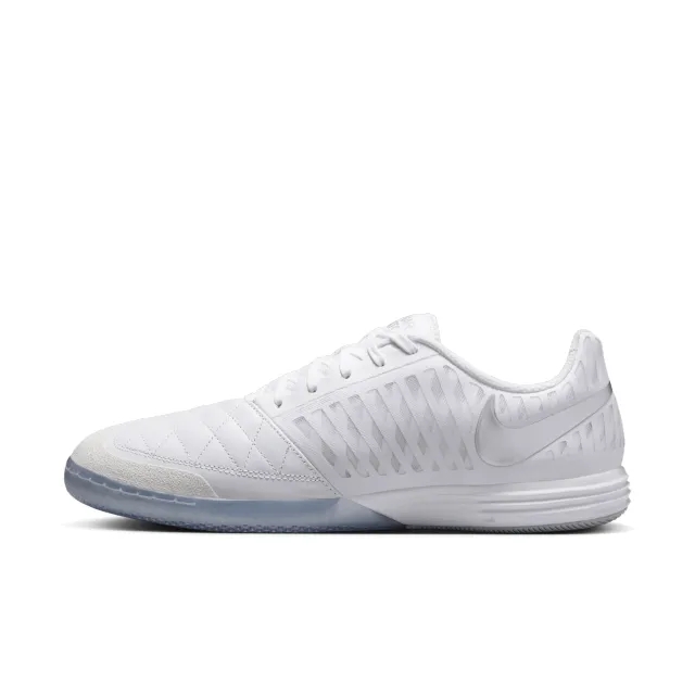 Nike Lunar Gato II Indoor Court Low-Top Football Shoes - White