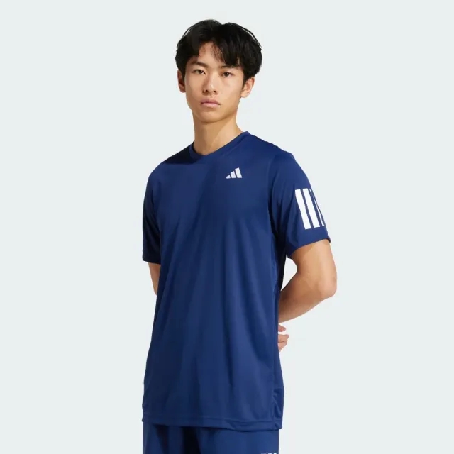 Adidas Club 3 Stripes Short Sleeve T-shirt