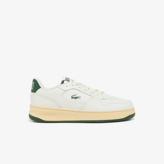 Lacoste Men's L001 Set Leather Sneakers - Off White & Dark Green