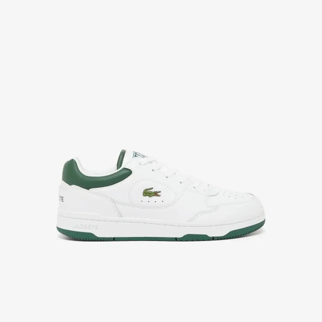 Lacoste Men's Linedrive Leather Sneakers - White & Dark Green