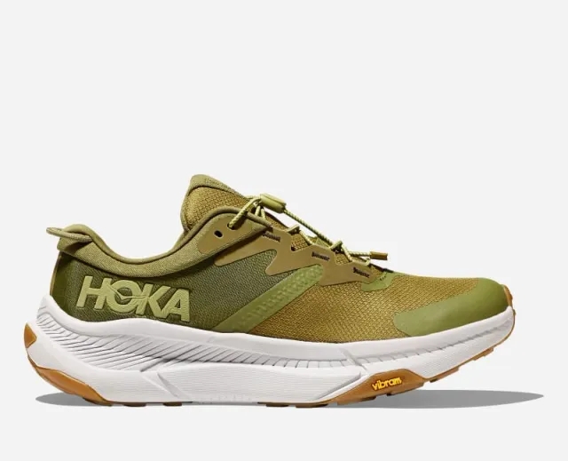 Hoka One One HOKA Men's Transport Hiking Shoes in Avocado/Harbor Mist