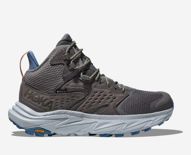 Hoka One One HOKA Men's Anacapa 2 Mid GORE-TEX Hiking Shoes in Astral/Illusion