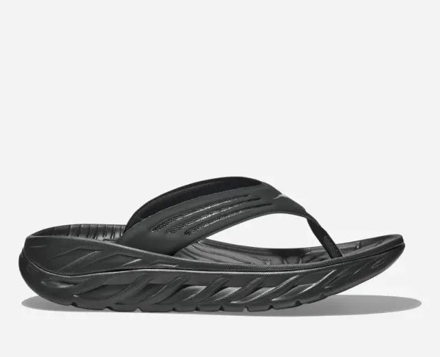 Hoka One One HOKA Men's Ora Recovery Flip 2 in Black/Dark Gull Grey