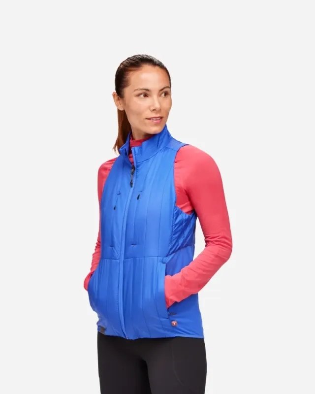 Hoka One One HOKA Women's ColdSnap Vest in Dazzling Blue