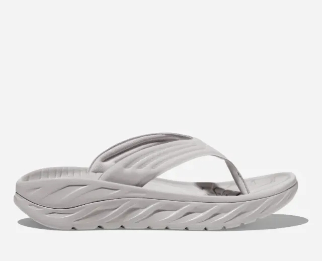 Hoka One One HOKA Men's Ora Recovery Flip 2 in Lunar Rock/White