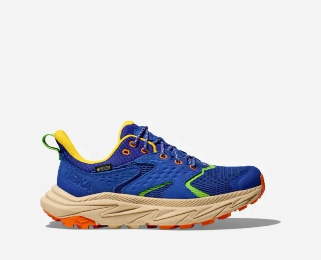Hoka One One HOKA Men's Anacapa 2 Low GORE-TEX Hiking Shoes in Ultramarine/Oak