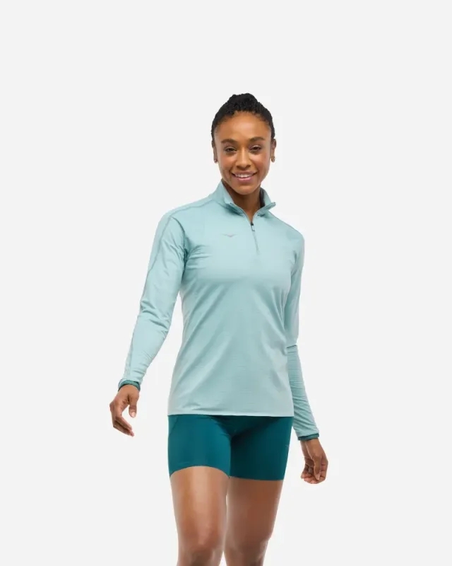 Hoka One One HOKA Women's GlideTech Quarter Zip Jacket in Druzy