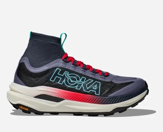 Hoka One One HOKA Women's Tecton X 3 Trail Shoes in Stormy Skies/Cerise