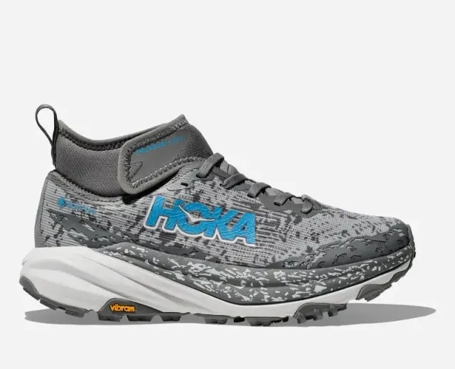 Hoka One One HOKA Women's Speedgoat 6 Mid GORE-TEX Trail Shoes in Asteroid/Cosmic Grey