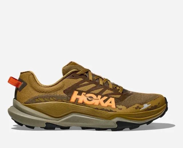 Hoka One One HOKA Men's Torrent 4 Trail Shoes in Honey/Antique Olive