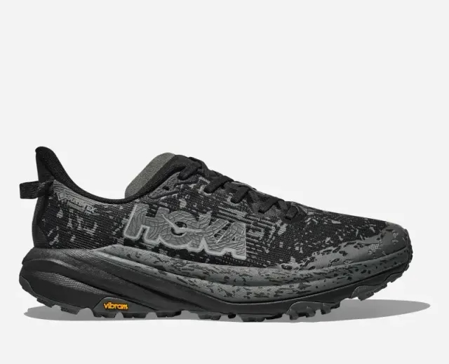 Hoka One One HOKA Men's Speedgoat 6 GORE-TEX Trail Shoes in Black/Outer Orbit