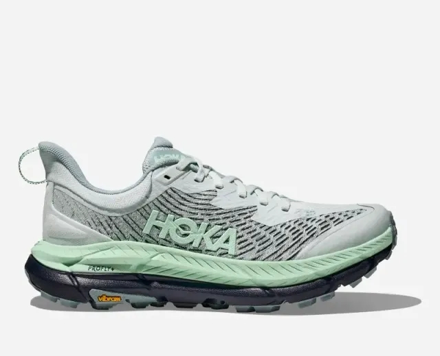 Hoka One One HOKA Women's Mafate Speed 4 Trail Shoes in Droplet/Mint Fluorite