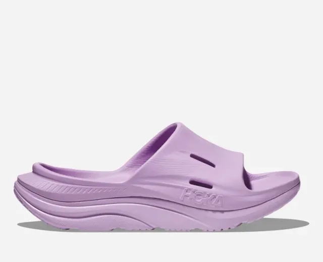 Hoka One One HOKA Ora Recovery Slide 3 in Violet Bloom/Violet Bloom