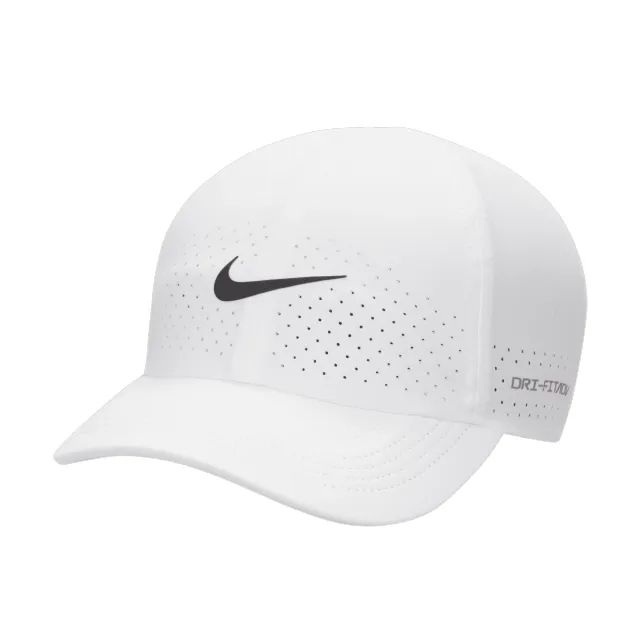 Nike Dri-FIT ADV Club Unstructured Tennis Cap - White - Polyester/Elastane