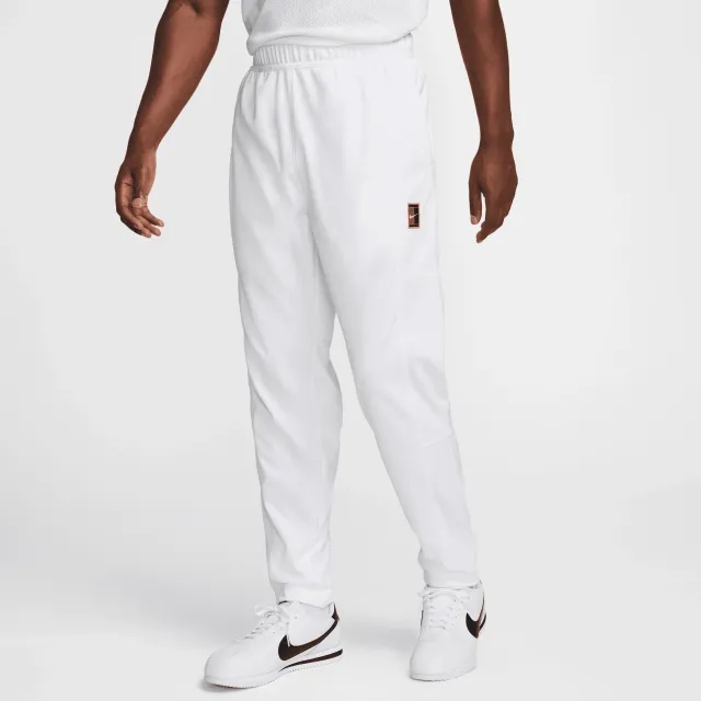 NikeCourt Heritage Men's Tennis Trousers - White - Polyester