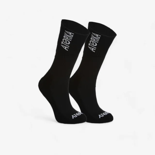 Kipsta Handball Socks Single-Pack H500 - Black/White
