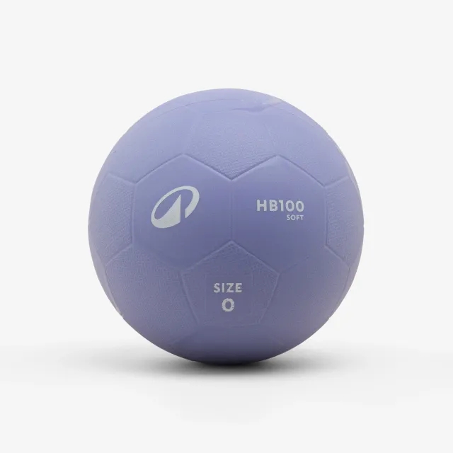 Kipsta Beginner Pvc Handball H100 Soft Size 0 - Purple
