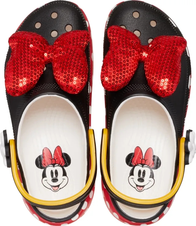 Crocs | Women | Minnie Mouse Classic Platform | Clogs | White | 9