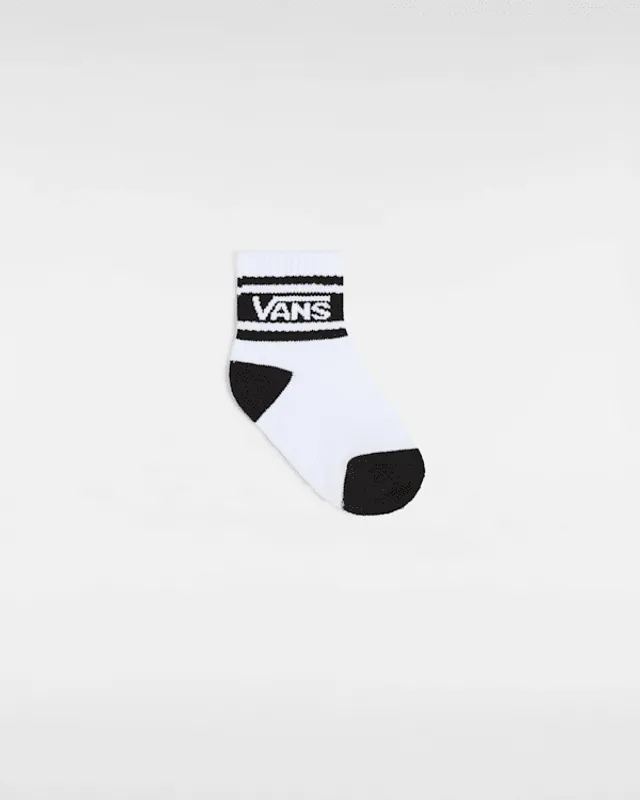 Vans - Toddler Vans Drop V Crew Socks (1 Pair), White