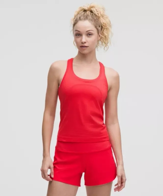 lululemon IE lululemon – Women's Swiftly Tech Racerback Tank Top 2.0 Waist Length – Color Red – Size 8