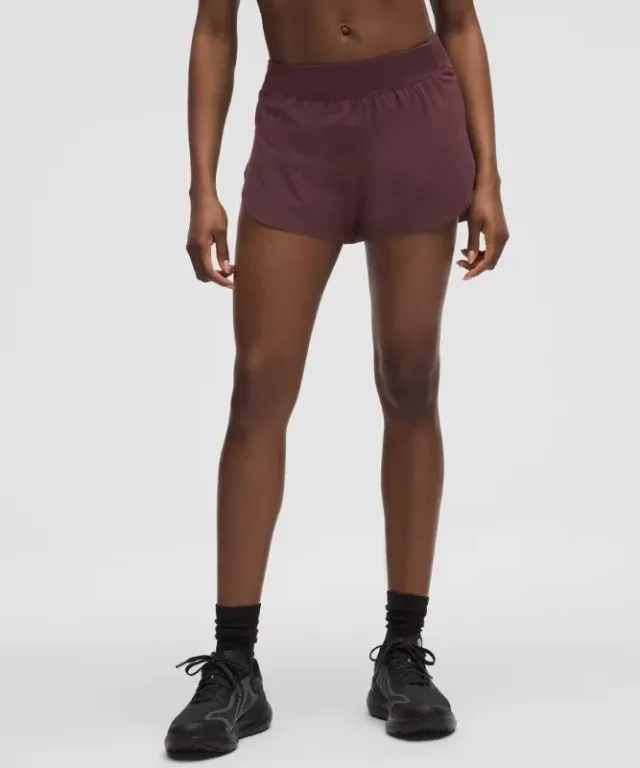 lululemon IE lululemon – Women's Fast and Free High-Rise Classic-Fit Split Shorts – 3 – Color Purple – Size 3XS