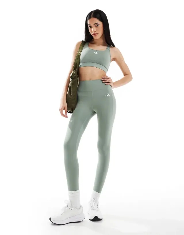 Adidas Optime Essentials Stash Pocket Full Length Leggings