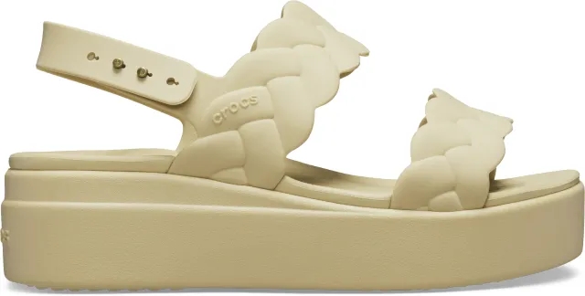 Crocs | Women | Brooklyn Woven Low | Sandals | Chai | 9