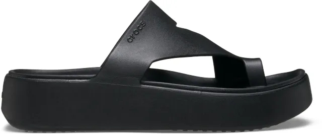 Crocs | Women | Getaway Platform Toe Loop | Sandals | Black | 9
