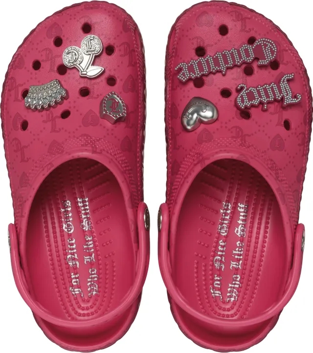 Crocs Womens Juicy Couture Classic Clog - Pink - Size 6 - Pink