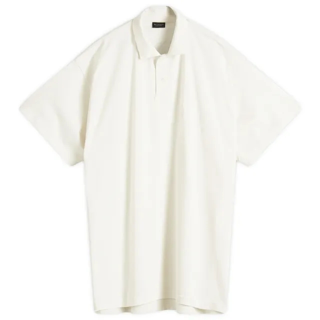 Balenciaga Men's Intertwined Polo Dirty White